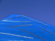 15th Jan 2023 - Reinforce plastic blue tarps