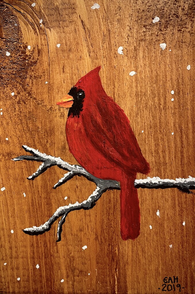 Painted Cardinal by eahopp