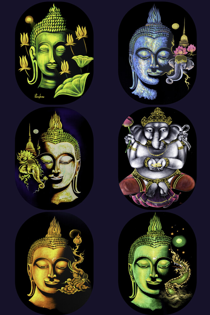 Buddha Collage by lumpiniman