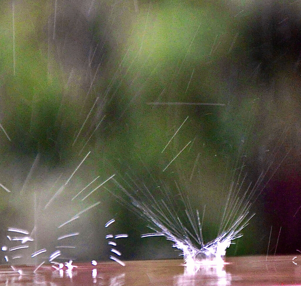 Raindrop Pelting by ososki
