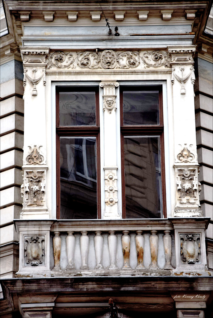 A corner house window by kork