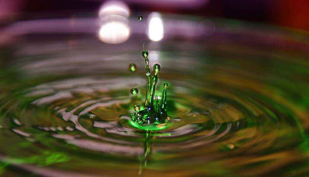 Bunch of drops  by pompadoorphotography