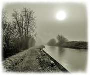 21st Jan 2023 - Fog And Frost On The Canal (best on black)