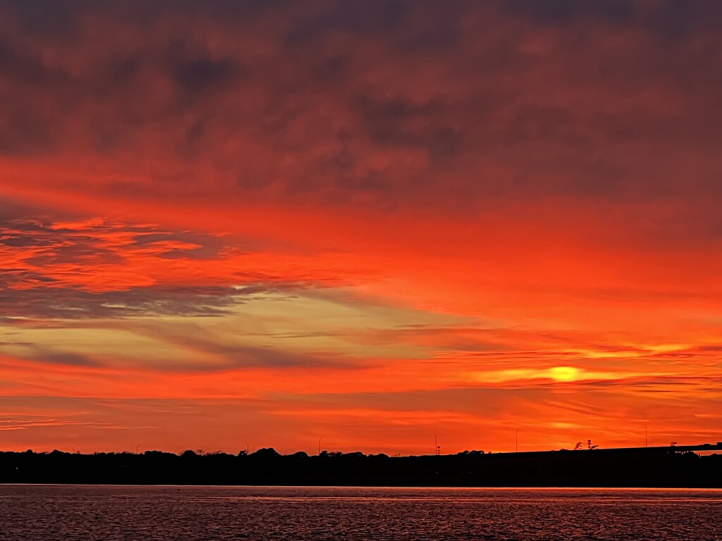 Sunset over the Ashley River by congaree