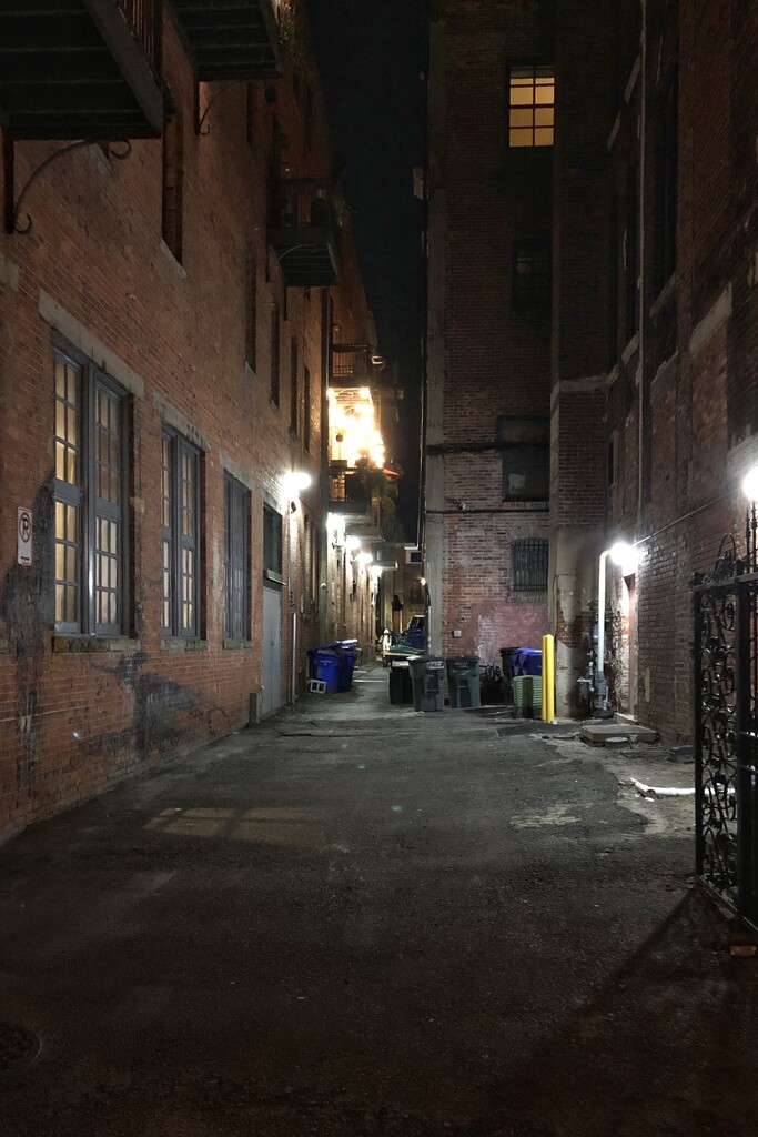 Alleyway at Night by lsquared