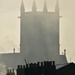 Cambridge in the morning mist