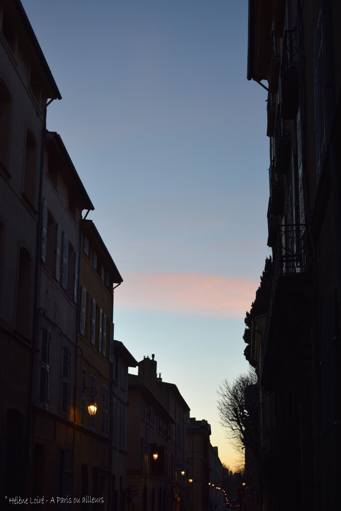 End of the day in Aix en Provence by parisouailleurs