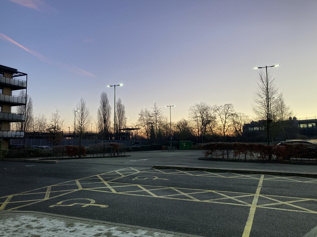 Early Start = Empty Car Park by elainepenney