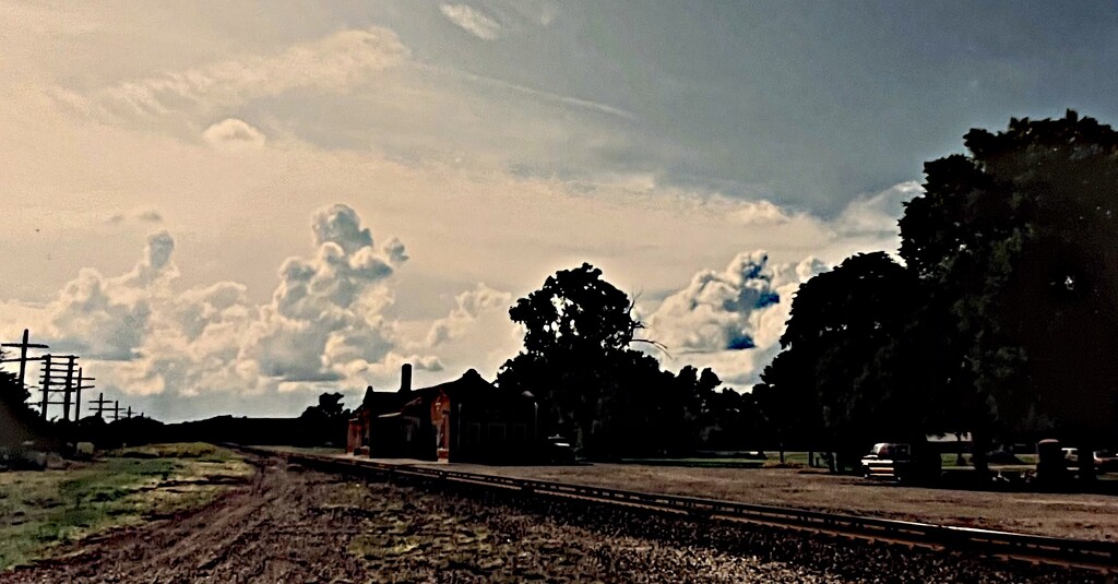 From 30 years ago:  forlorn old railroad depot in rural Virginia by congaree