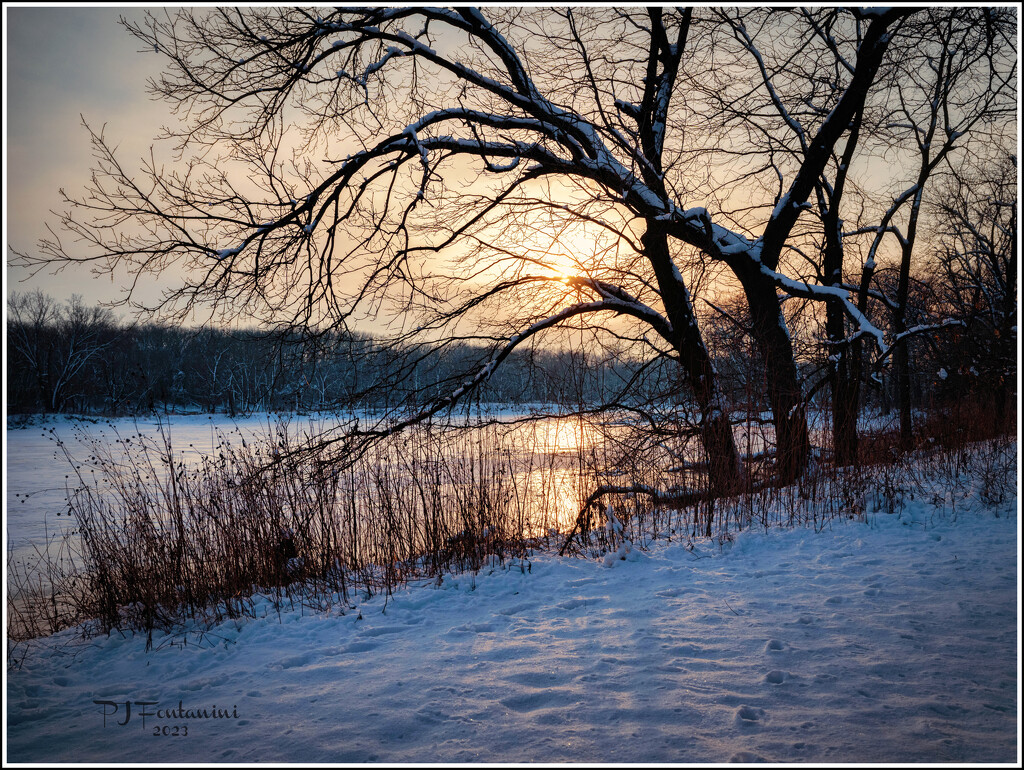 Sunset Lake by bluemoon