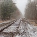 Snowbound Train Tracks