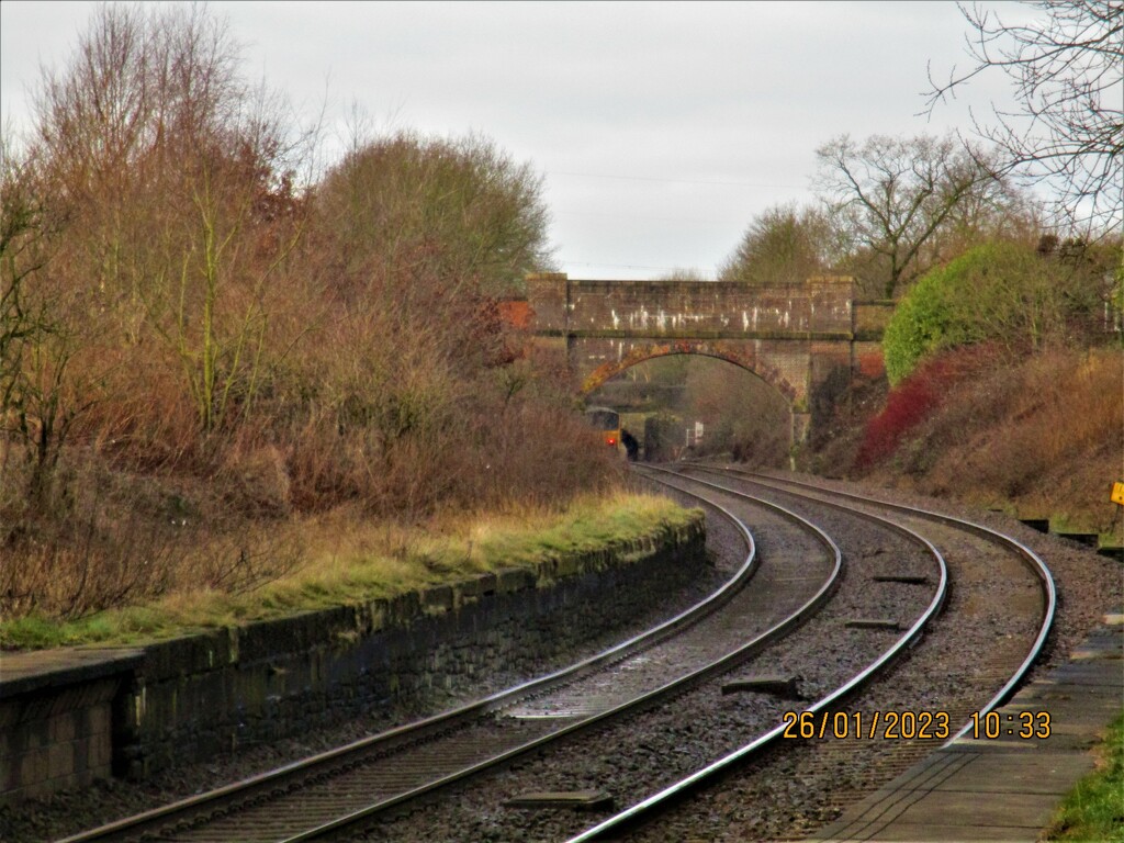The rail line to Blackburn from Rishton. by grace55
