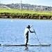 A paddler boarder on the Rishton Reservoir. by grace55