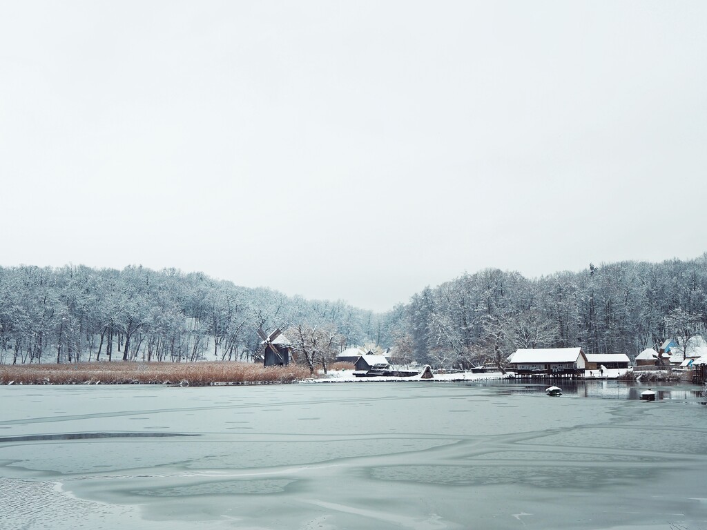 Winter on the lake by monikozi