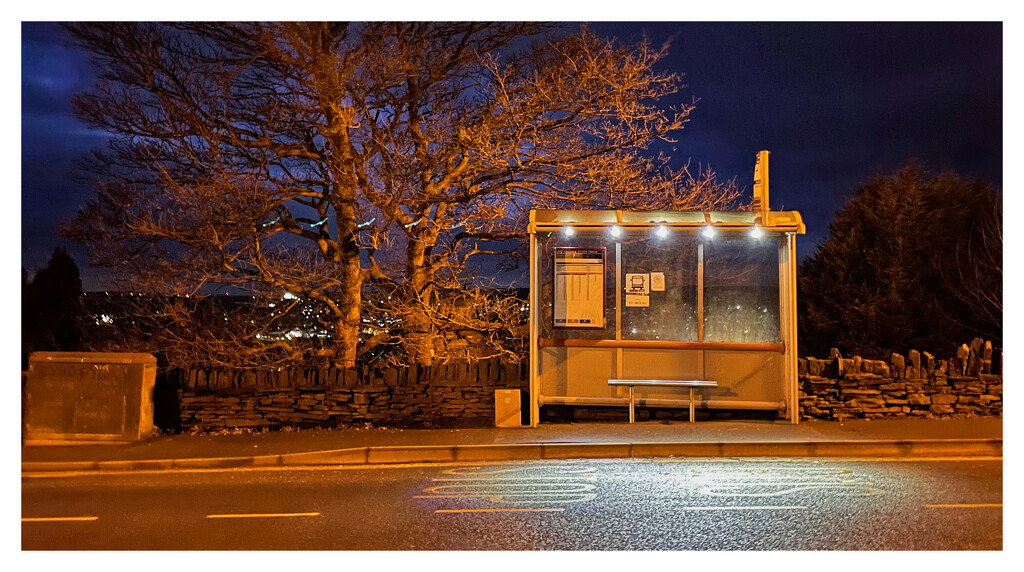 2023-01-26 Another Bus Stop by cityhillsandsea