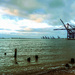 view of the port of Felixstowe