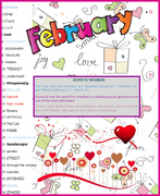 1st Feb 2023 - February Words