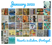 31st Jan 2023 - Hearts in Lisbon, Portugal. 