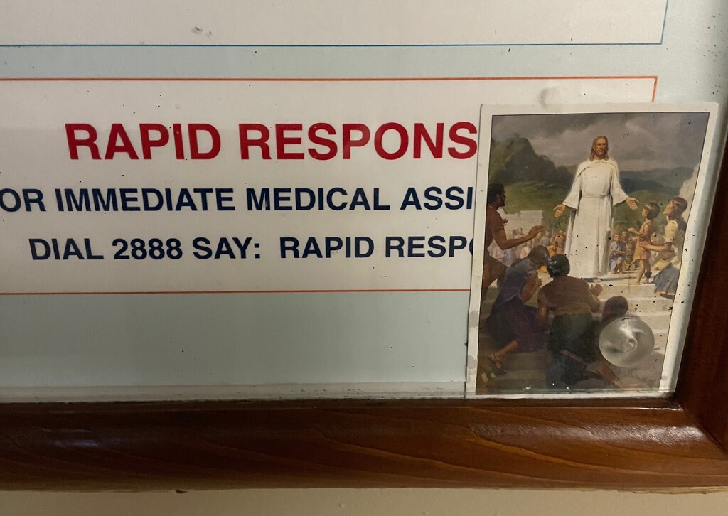 Apparently Jesus is on the rapid response team by margonaut