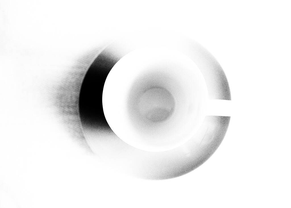 Espresso cup and saucer abstract by brigette