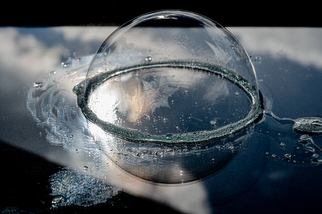 Freezing temperatures, freezing bubbles by jackies365