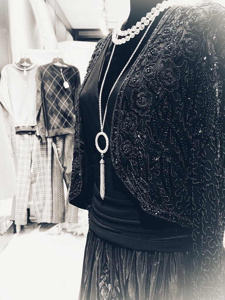 circle at the thrift shop (b&w, day 4) by amyk
