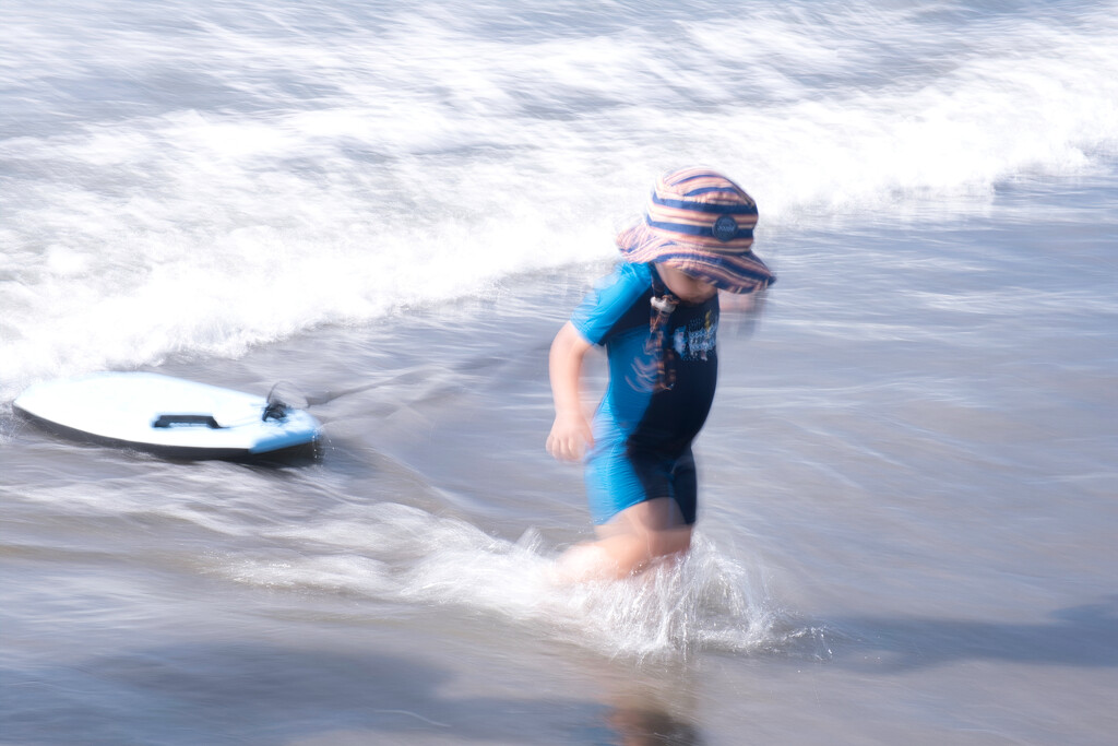 A budding surfer! by dkbarnett
