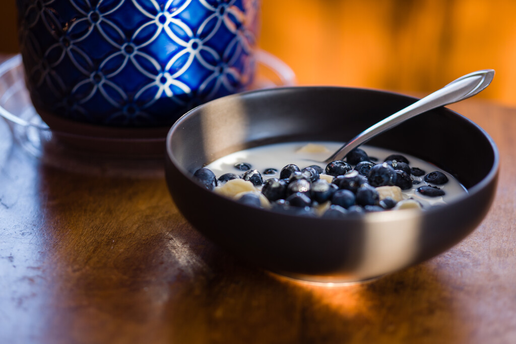 Blueberries, Banana, Milk and Honey by tosee