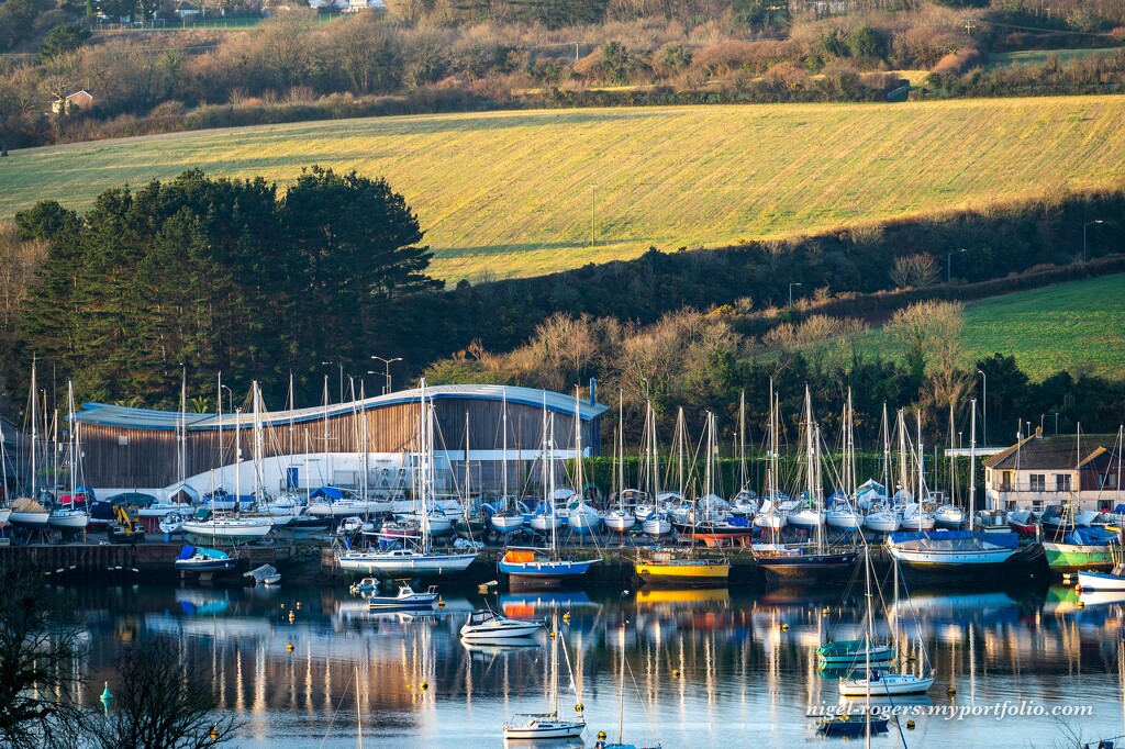 Morning Light on the River Fal by nigelrogers