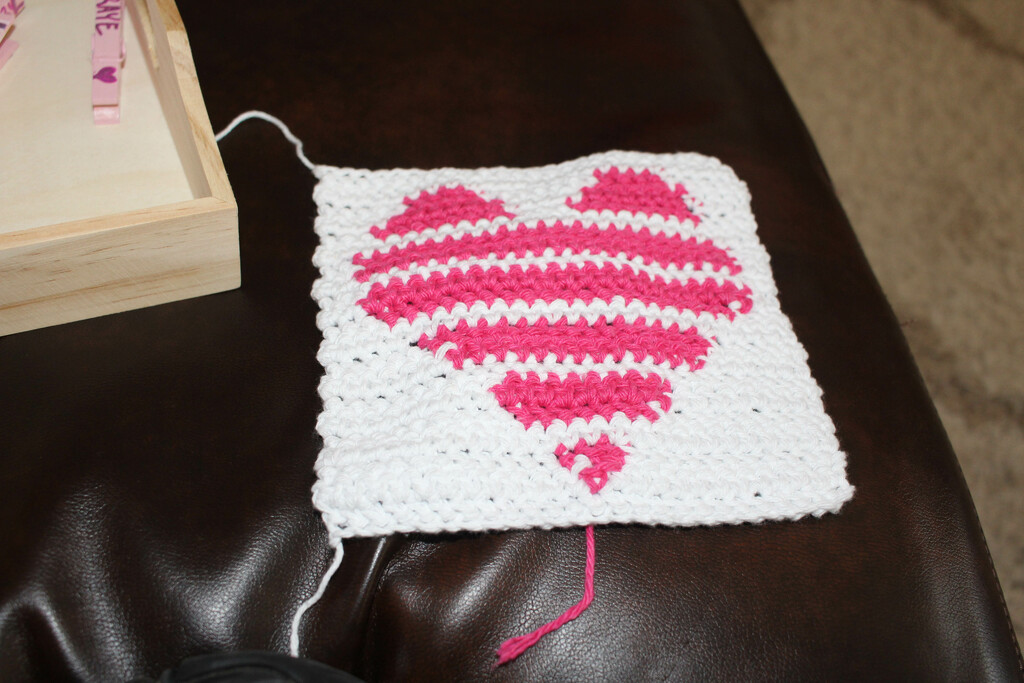 Crocheted Heart  by judyc57