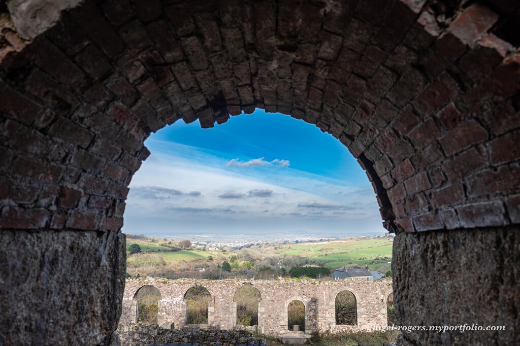 View through the ruins by nigelrogers
