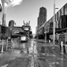 Edmonton In Black and White....Downtown Street by bkbinthecity