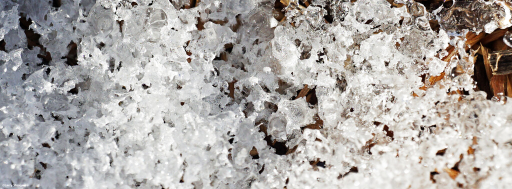 Snow-ice crystals by larrysphotos
