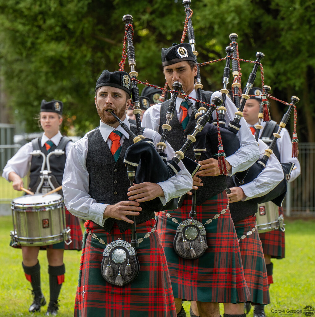 Highland Marching Band by yorkshirekiwi
