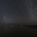 Venus, Jupiter, Milky Way and Crab Boat light by jgpittenger