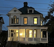 13th Feb 2023 - Old Victorian house at night, Charleston
