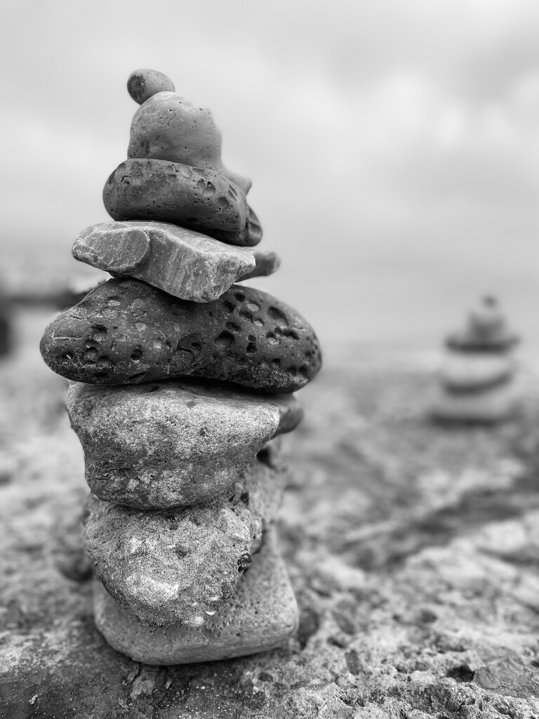 Still life with stones  by lizgooster