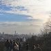 Looking south over London from Hampstead Heath. 