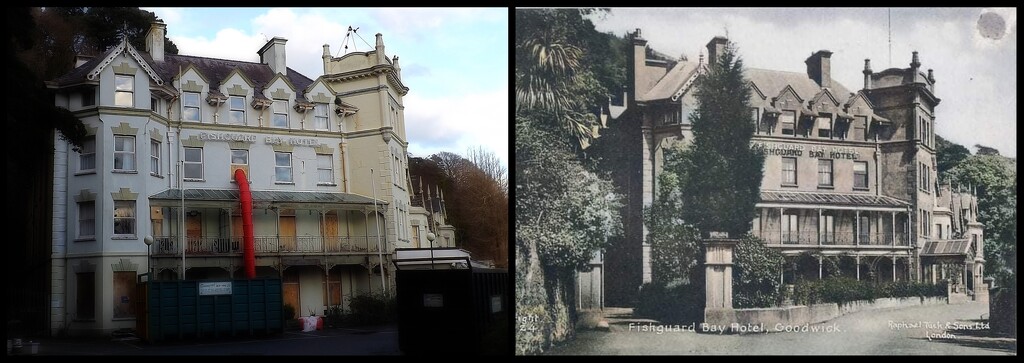 Fishguard Bay Hotel Now & Then by ajisaac