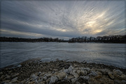 12th Feb 2023 - Sunset on Frozen Lake