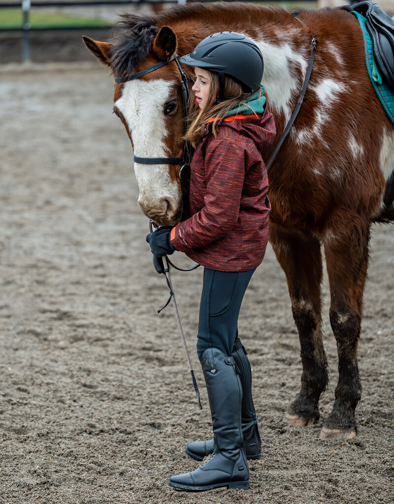My granddaughter & Chance by dridsdale