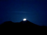 17th Feb 2023 - Moon Peeking Over the Mountains