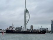 18th Feb 2023 - The Whitonia passing the spinnaker. 