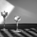 Candlesticks on Table - A Found Still-Life by granagringa