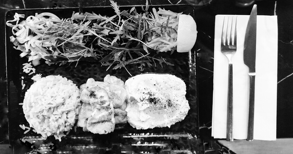 Food in black and white  by boxplayer