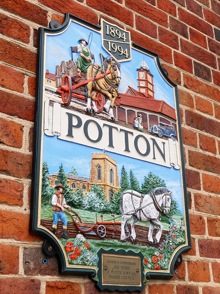 Plaque on Potton's Old Town Hall by neil_ge