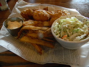 22nd Feb 2023 - Fish and Chips with Coleslaw 