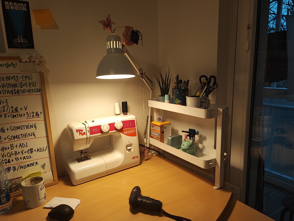 My new pretty little desktop shelf  by nami