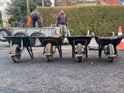 25th Feb 2023 - All lined up……..four wheelbarrows.