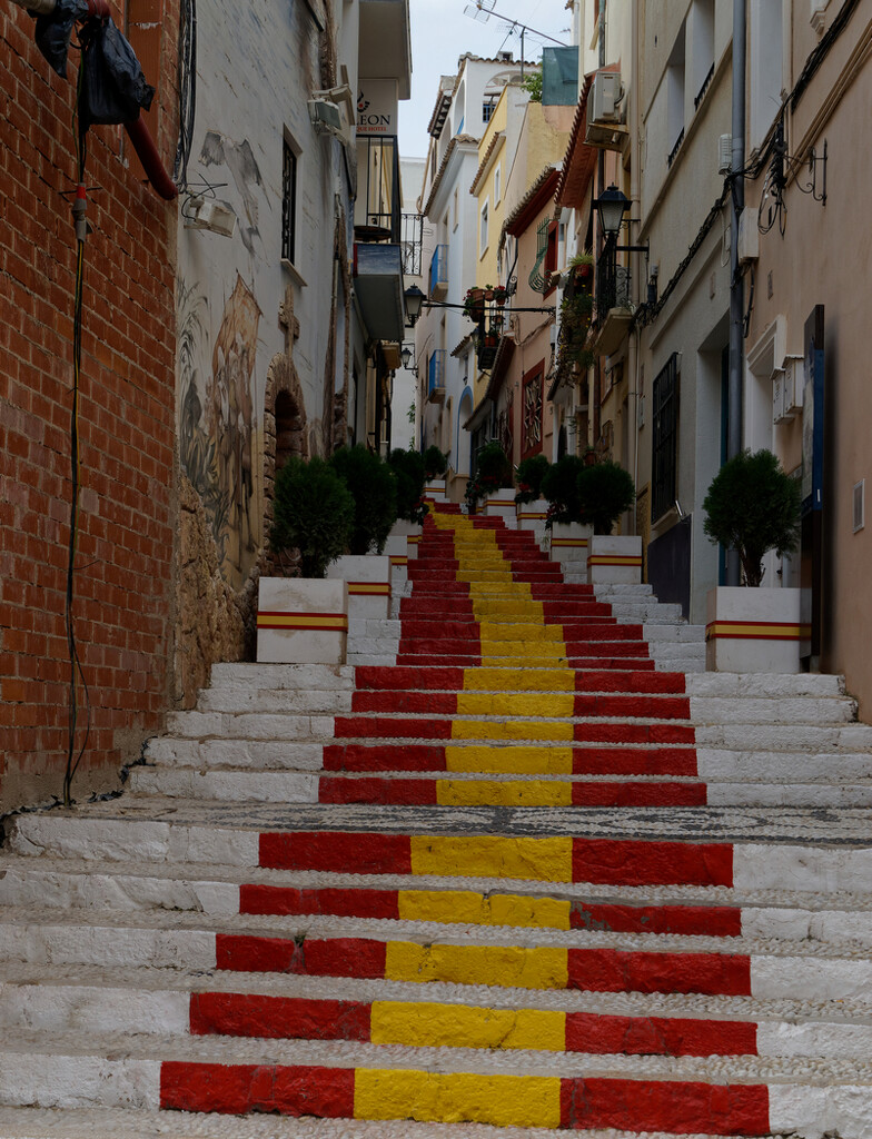 0225 - Stairs in Calpe's old town by bob65